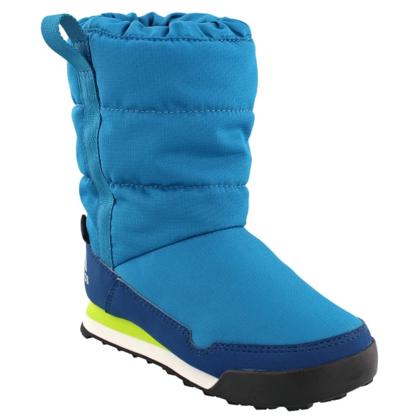 ADIDAS Kids' Snowpitch Slip-On Outdoor Shoes, Mystery Petrol/Blue Night/Semi Solar Yellow