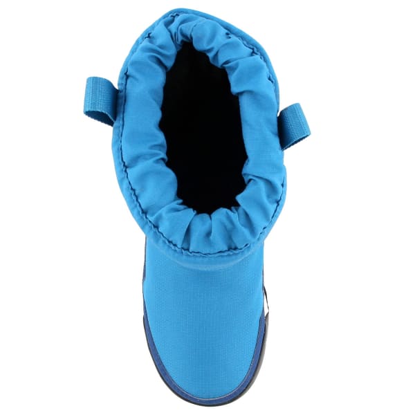 ADIDAS Kids' Snowpitch Slip-On Outdoor Shoes, Mystery Petrol/Blue Night/Semi Solar Yellow