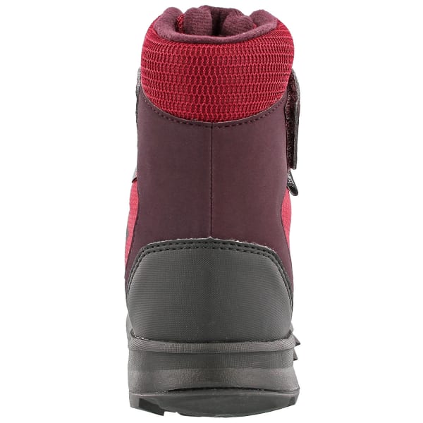 ADIDAS Kids' Terrex Snow Boots, Mystery Ruby/Black/Dark Burgundy