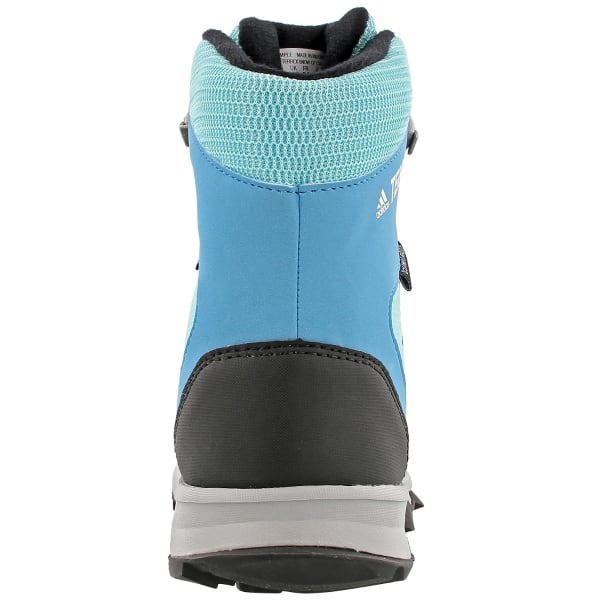 ADIDAS Kids' Terrex Snow Boots, Clear Aqua/Black/Vapor Blue