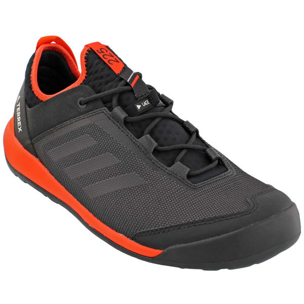 ADIDAS Men's Terrex Swift Solo Outdoor Shoes, Black/Black/Energy