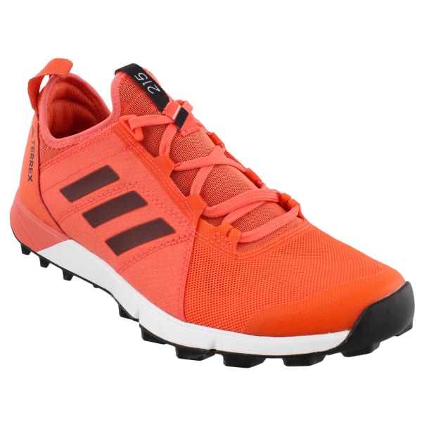 ADIDAS Women's Terrex Agravic Speed Trail Running Shoes, Easy Coral/Black/White