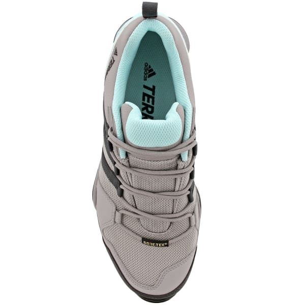 ADIDAS Women's Terrex AX2R GTX Hiking Shoes, Ch Solid Grey/DGH Solid Grey/Clear Aqua