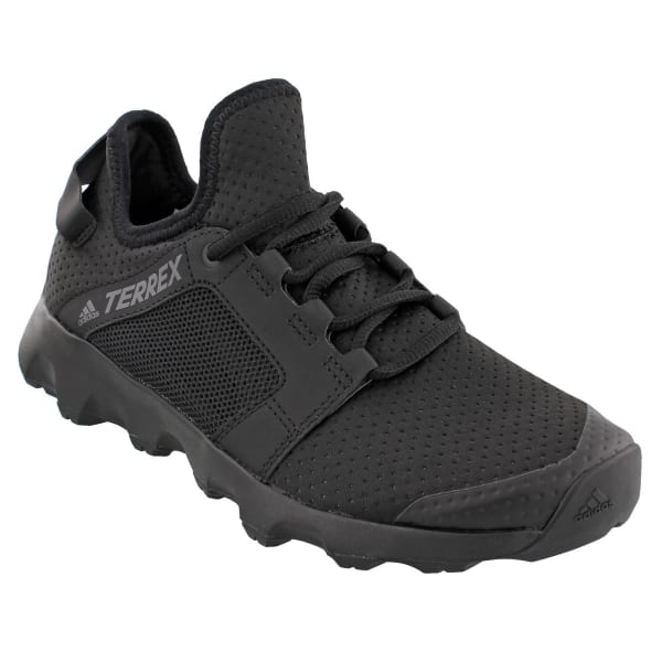 ADIDAS Women's Terrex Voyager DLX Hiking Shoes, Black/Black/Grey Five