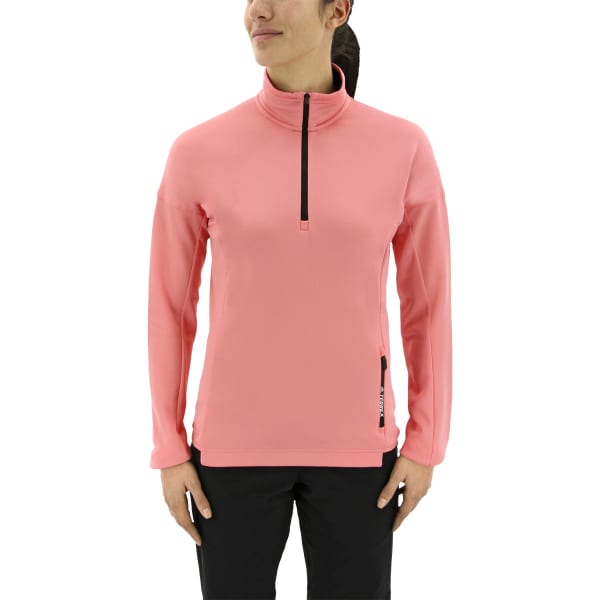 ADIDAS Women's Tivid Half Zip Fleece Jacket