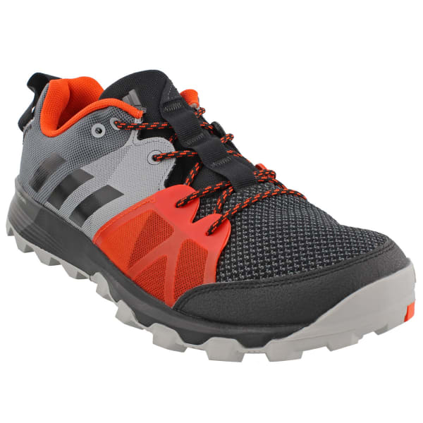 ADIDAS Men's Kanadia 8.1 Trail Running Shoes, Black/Black/Energy