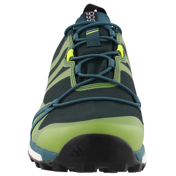 ADIDAS Men's Terrex Agravic GTX Trail Running Shoes, Mystery Green/Semi Solar Yellow/Black