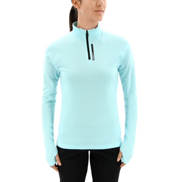 ADIDAS Women's Terrex Trace Rocker Half Zip Fleece Top