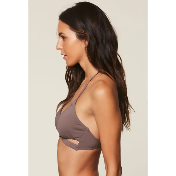 O'NEILL Juniors' Salt Water Solids Wrap Bikini Top