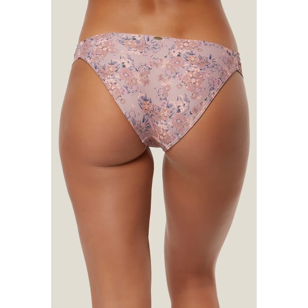 O'NEILL Juniors' Calvin Floral Tab Side Bikini Bottoms