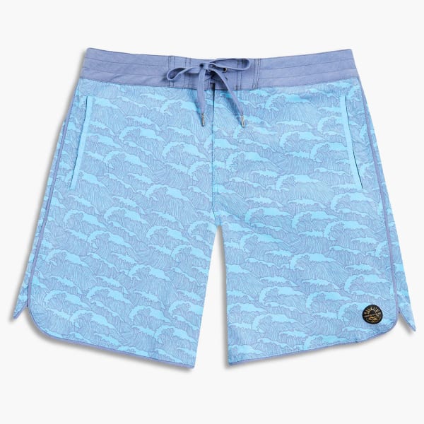 UNITED BY BLUE Men's Breakers Scallop Boardshorts