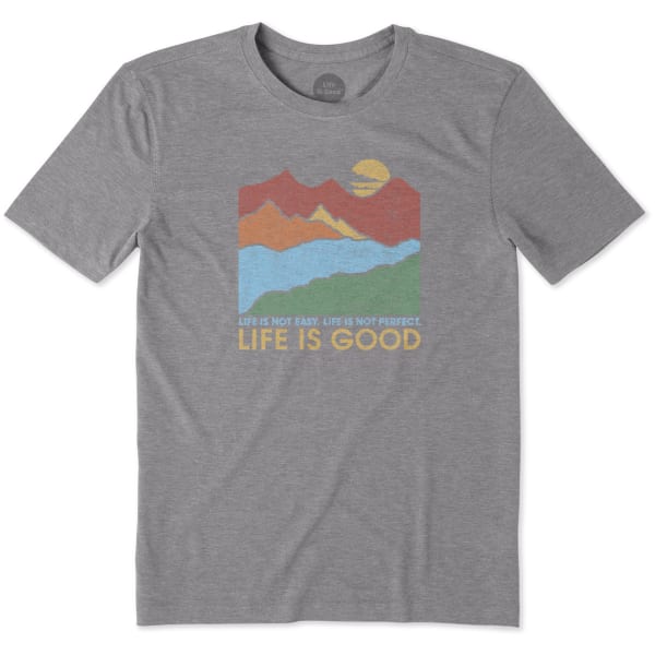 LIFE IS GOOD Men's Life Isn't Easy Mtn Cool Tee