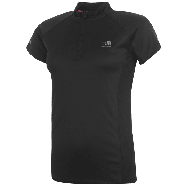 KARRIMOR Women's 1/4 Zip Short-Sleeve Tee