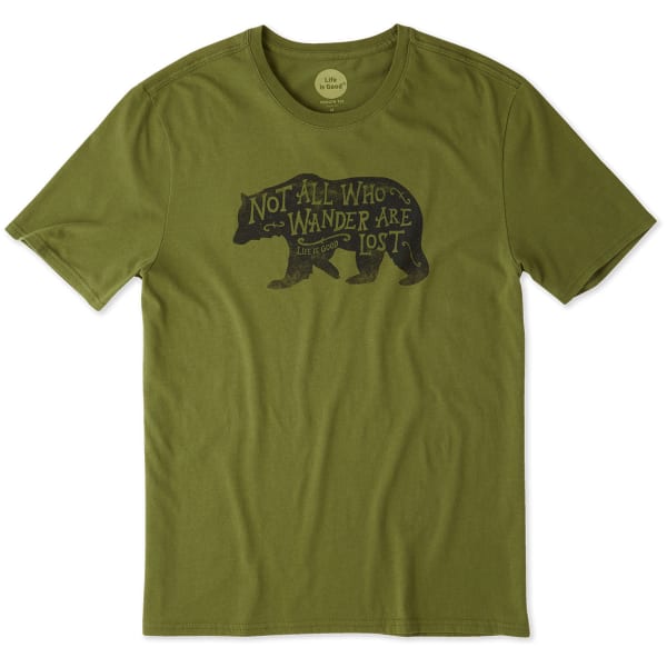 LIFE IS GOOD Men's Wander Bear Smooth Tee