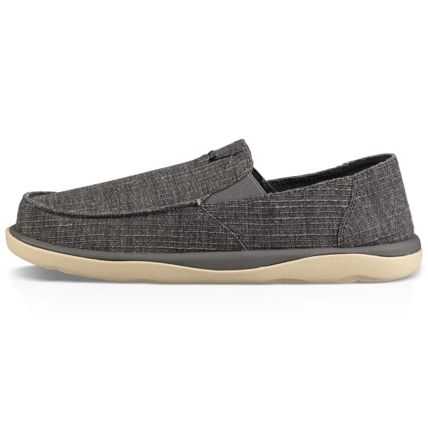 SANUK Men's Vagabond Tripper Grain Slub Casual Slip-On Shoes