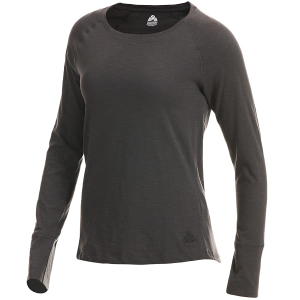 EMS Women's Solid Organic Slub Long-Sleeve Tee