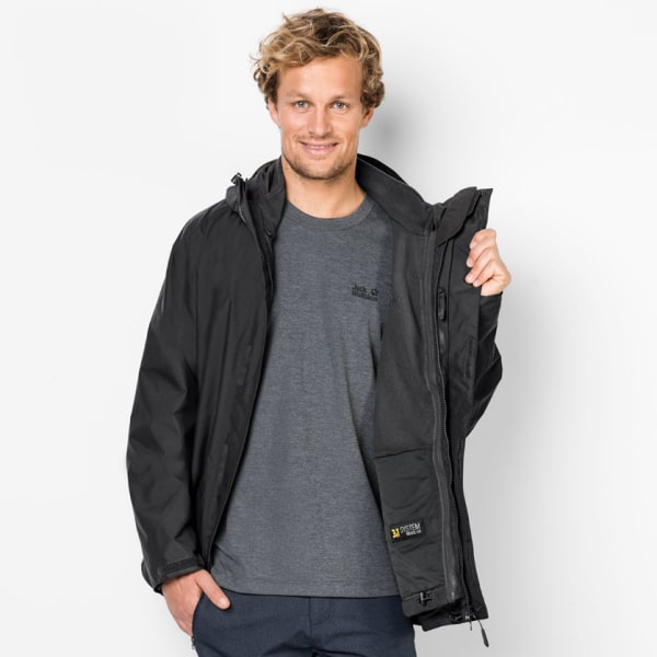 JACK WOLFSKIN Men's Iceland 3-in-1 Jacket