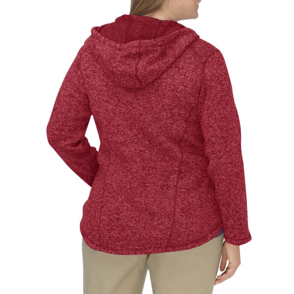 DICKIES Women's Sweater Hooded Fleece Jacket, Extended Sizes