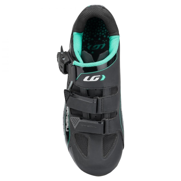 Louis Garneau Cristal Women's Road Cycling Shoes Black/teal