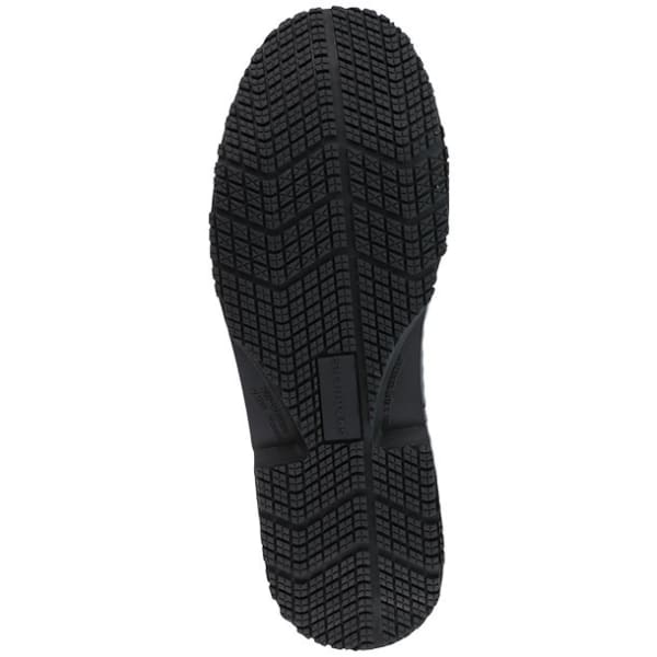 GRABBERS Women's Friction Plain Toe Oxford Slip Resistant Shoes, Black