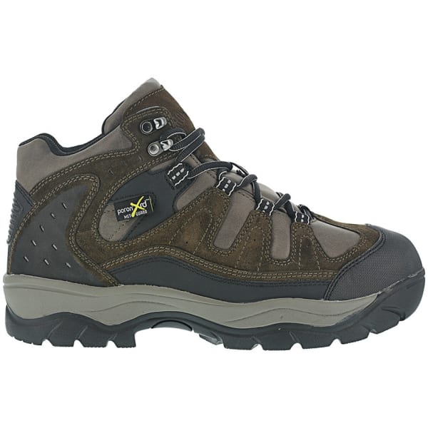 IRON AGE Men's High Ridge Steel Toe Poron XRD Internal Met Guard Sport Hiking Shoes, Brown