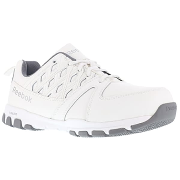 REEBOK WORK Men's Sublite Work Steel Toe Athletic Oxford Sneaker, White