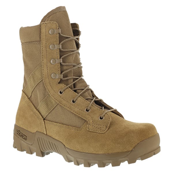 REEBOK WORK Men's Spearhead Soft Toe 8" Hot Weather Military Boot, Coyote