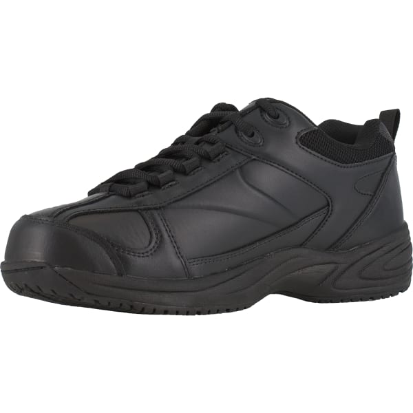 REEBOK WORK Women's Jorie Composite Toe Street Sport Jogger Oxford Sneakers, Black