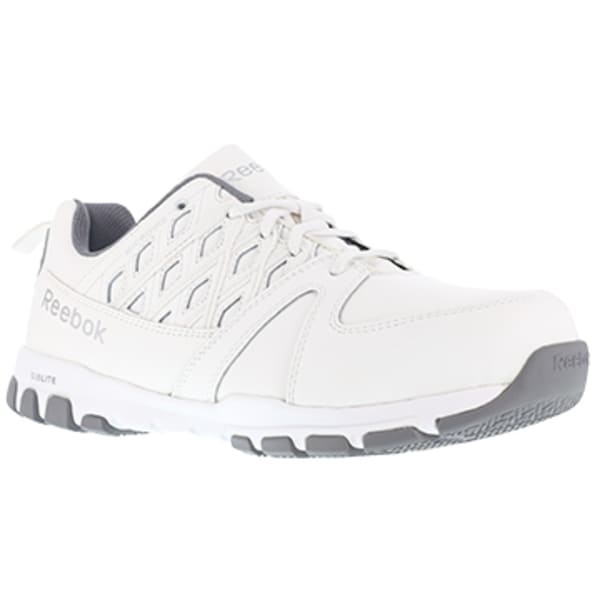 REEBOK WORK Women's Sublite Work Steel Toe Athletic Oxford Sneakers, White