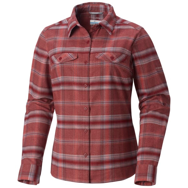 COLUMBIA Women's Silver Ridge Long-Sleeve Flannel Shirt