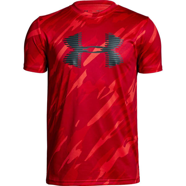 UNDER ARMOUR Big Boys' UA Tech Big Logo Printed Short-Sleeve Tee