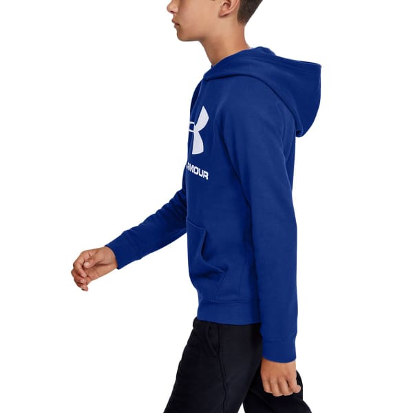 UNDER ARMOUR Big Boys' UA Rival Logo Pullover Hoodie