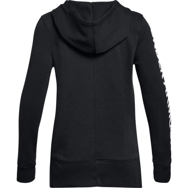 UNDER ARMOUR Big Girls' UA Rival Fleece Full-Zip Hoodie