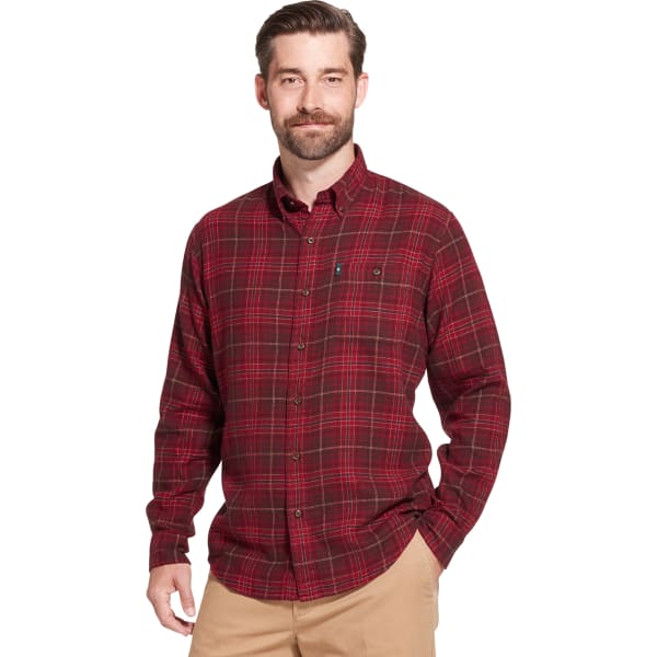 G.H. BASS & CO. Men's Fireside Long-Sleeve Flannel Shirt