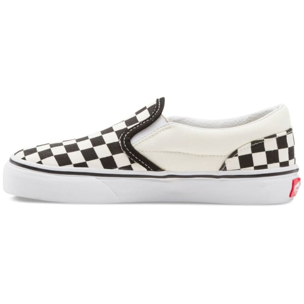 VANS Kids' Checkerboard Classic Slip-On Casual Shoes