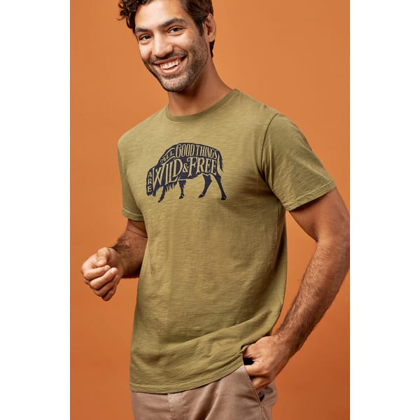 UNITED BY BLUE Men's Wild & Free Short-Sleeve Tee