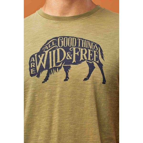 UNITED BY BLUE Men's Wild & Free Short-Sleeve Tee