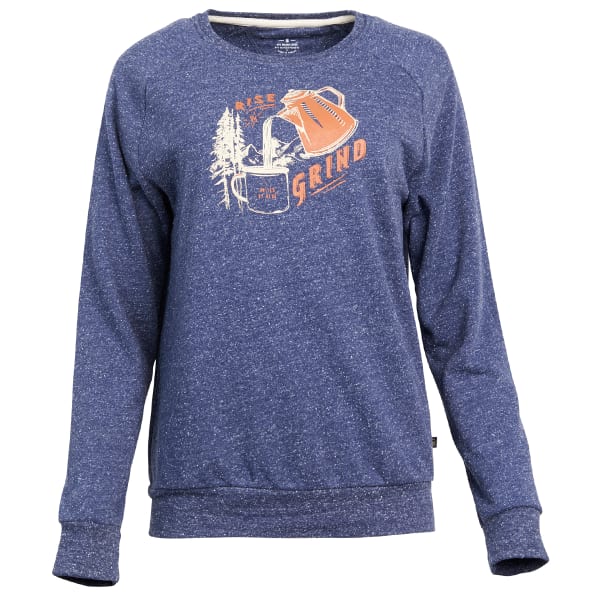 UNITED BY BLUE Women's Rise & Grind Crew Long-Sleeve Pullover