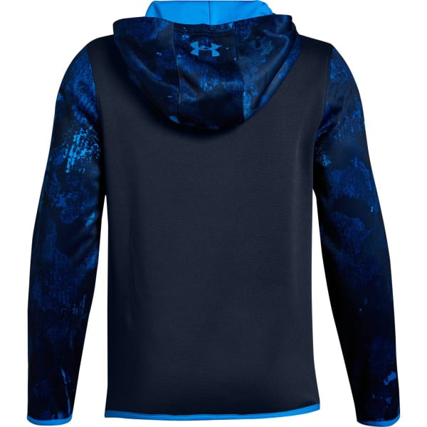 UNDER ARMOUR Big Boys' Armour Fleece Printed Sleeve Pullover Hoodie