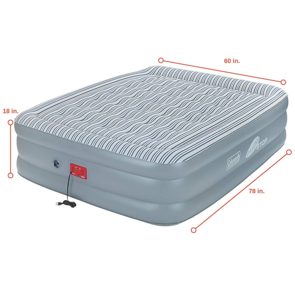 COLEMAN SupportRest Elite PillowStop Double High Airbed, Queen