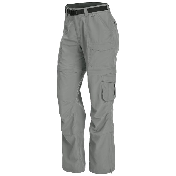 Eastern Mountain Sports Convertible Pants Women’s 4 Gray Hiking Walking  Shorts
