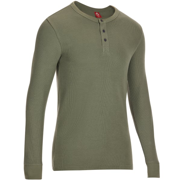 EMS Men's Rowan Waffle Long-Sleeve Henley