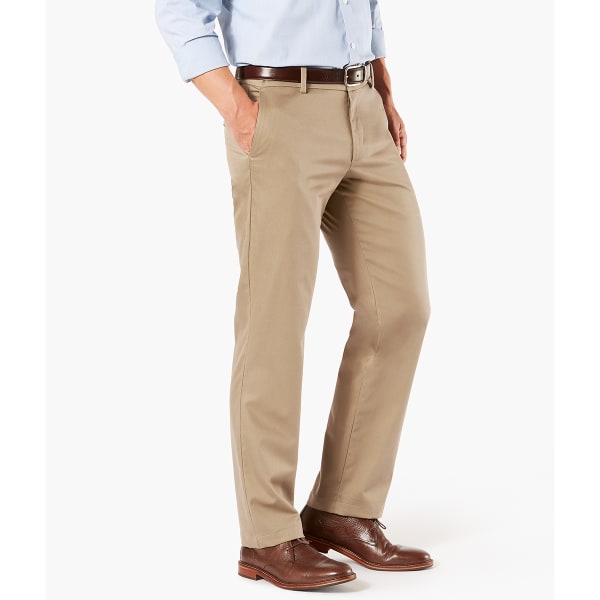 DOCKERS Men's Signature Khaki 2.0 Straight Flat-Front Creaseless Pants