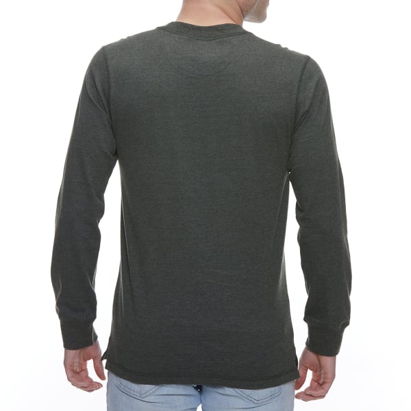 GELERT Men's Sueded Crew Long-Sleeve Tee