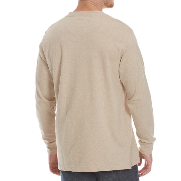 GELERT Men's Sueded Long-Sleeve Henley