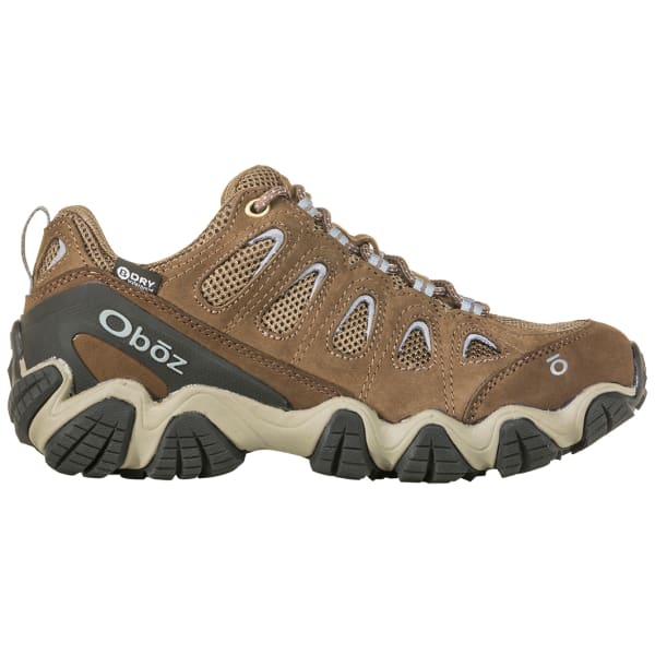 OBOZ Women's Sawtooth II Low B-Dry Waterproof Hiking Shoes, Wide