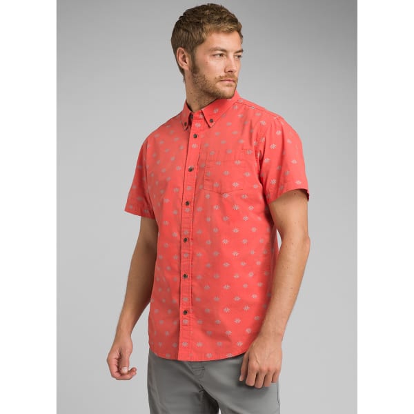 PRANA Men's Broderick Woven Short-Sleeve Shirt