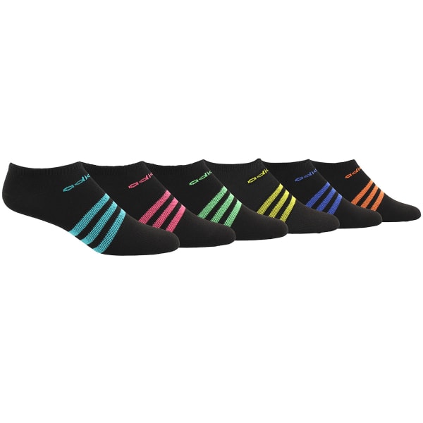 ADIDAS Women's Superlight No Show Socks, 6-Pack