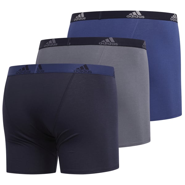 ADIDAS Men's Performance Stretch Cotton Boxers, 3-Pack