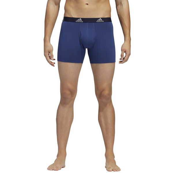 ADIDAS Men's Performance Stretch Cotton Boxers, 3-Pack